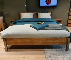 WoonMax Bedframe Lennox Old Teak - Diverse afmetingen