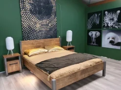 WoonMax Bedframe Lennox Old Teak - Diverse afmetingen