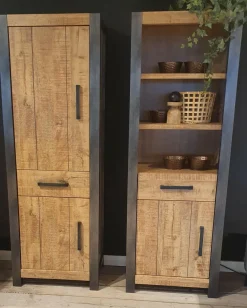 WoonMax Boekenkast City Mango 1 deur en 1 lade