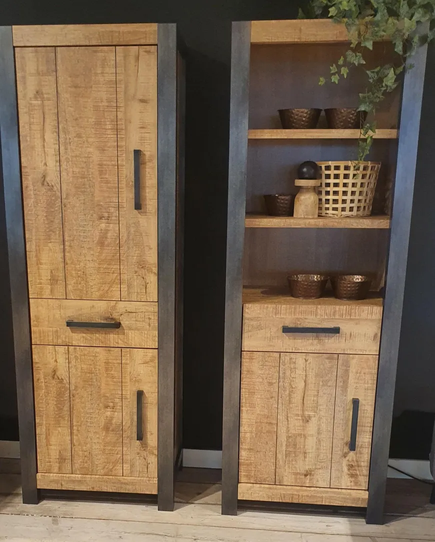 WoonMax Boekenkast City Mango 1 deur en 1 lade