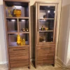 WoonMax Boekenkast Sheffield Dark Almond 1 deur en 4 open vakken