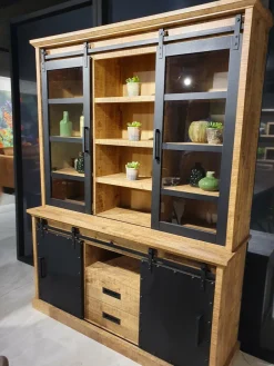WoonMax Buffetkast Industry Mango met schuifdeur