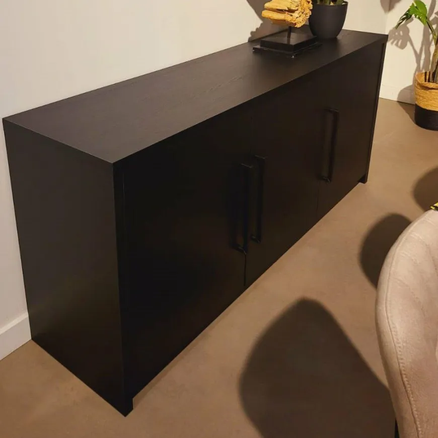 WoonMax Dressoir Broadway 3 deurs - Noir