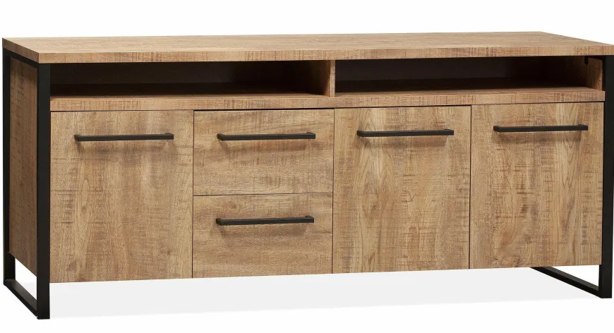 WoonMax Dressoir Carriba Mango - 3 deur/2 lades