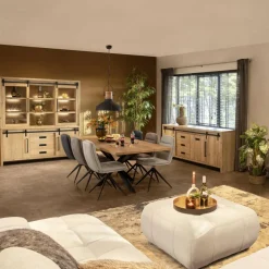 WoonMax Dressoir Cottage Natur 180 cm