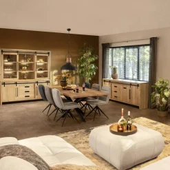 WoonMax Dressoir Cottage Natur 225 cm