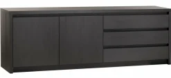 WoonMax Dressoir Milanello 2 deurs / 3 laden 242 cm