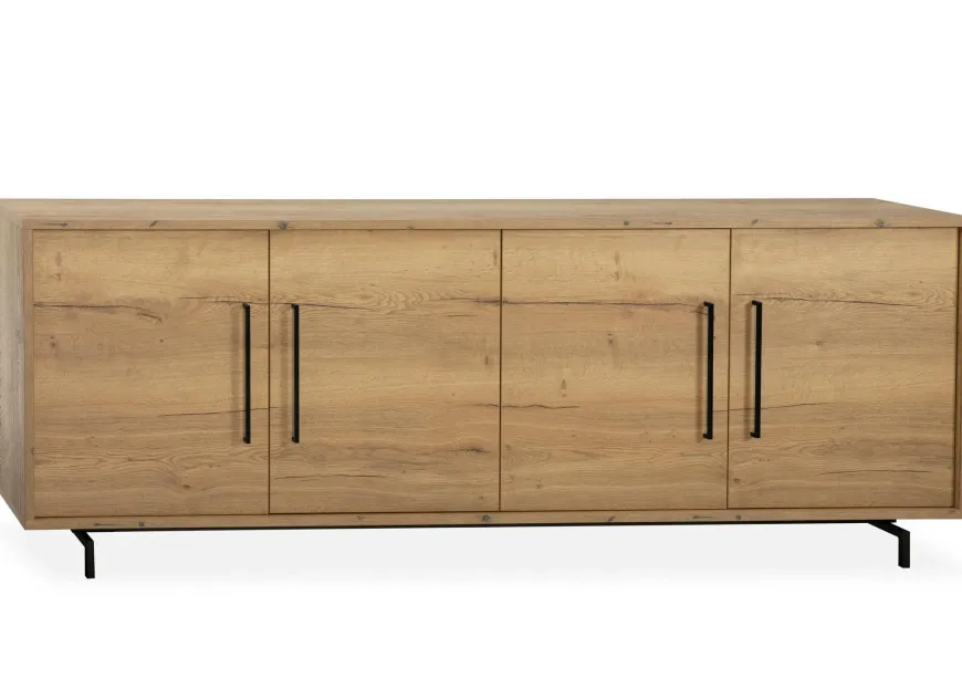 WoonMax Dressoir Valley Lamulux Natur - 240 cm