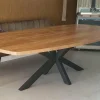 WoonMax Eettafel Deens ovaal Costa 250x128 cm - old teak