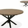 WoonMax Eettafel Isla rond Lamulux uitschuifbaar - Diverse kleuren en 4 afmetingen