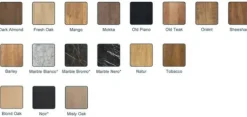 WoonMax Eettafel Isla rond Lamulux uitschuifbaar - Diverse kleuren en 4 afmetingen