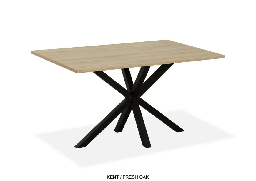 WoonMax Eettafel Kent rechthoekig - Diverse kleuren en maten