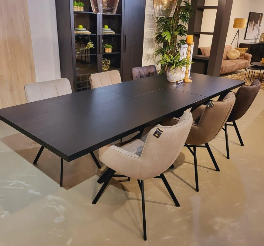 WoonMax Eettafel Moana Lamulux uitschuifbaar - Diverse kleuren en afmetingen