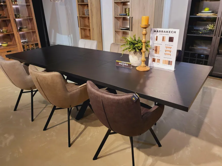 WoonMax Eettafel Moana Lamulux uitschuifbaar - Diverse kleuren en afmetingen