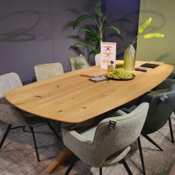 WoonMax Eettafel Nottingham eiken Deens Ovaal - 5 afmetingen - Diverse kleuren