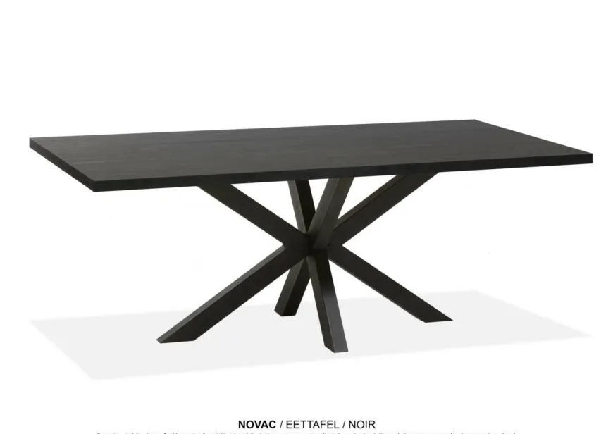 WoonMax Eettafel rechthoekig Novac - 4 afmetingen - Diverse kleuren
