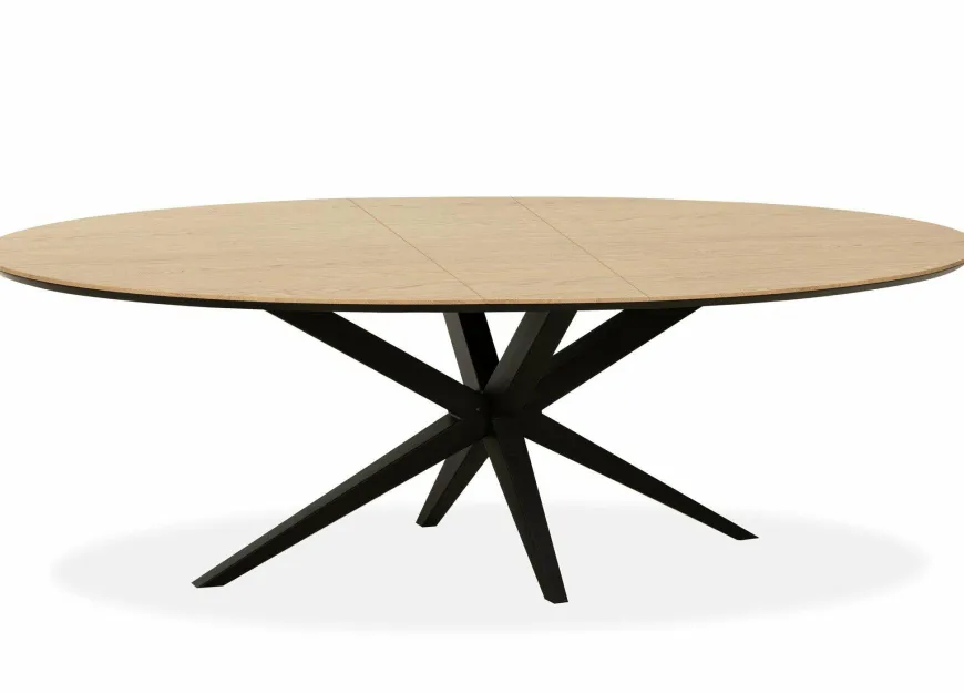 WoonMax Eettafel Wellington Ovaal uitschuifbaar Lamulux - Diverse kleuren en afmetingen