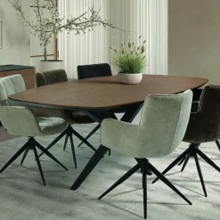 WoonMax Eettafel Wellington Deens Ovaal Lamulux - Diverse kleuren en afmetingen