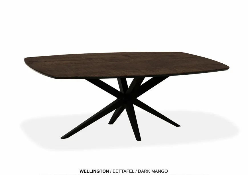 WoonMax Eettafel Wellington Deens Ovaal Lamulux - Diverse kleuren en afmetingen