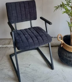 WoonMax Eettafelstoel Mats Miami - Ash, Zwart of Toffee