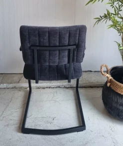 WoonMax Eettafelstoel Mats Miami - Ash, Zwart of Toffee