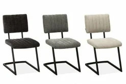 WoonMax Eettafelstoel Mats Miami - Ash, Zwart of Toffee
