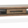 WoonMax Kinga salontafel 1 la/2 open vak Lamulux Old Teak