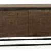 WoonMax Milltown dressoir 4 deurs Dark Mango - 218 cm