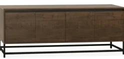 WoonMax Milltown dressoir 4 deurs Dark Mango - 218 cm