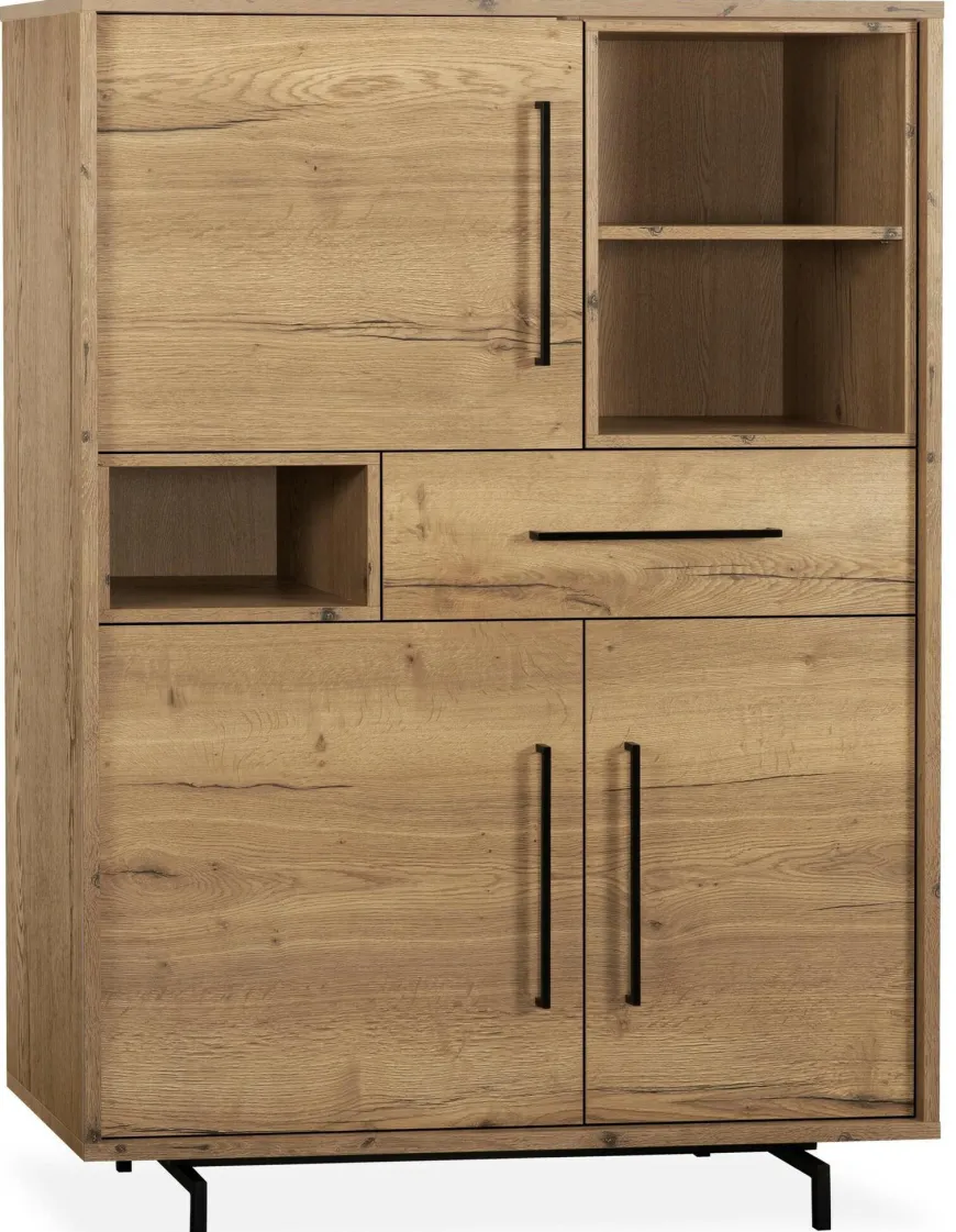 WoonMax Opbergkast Valley Lamulux Natur - 115 cm