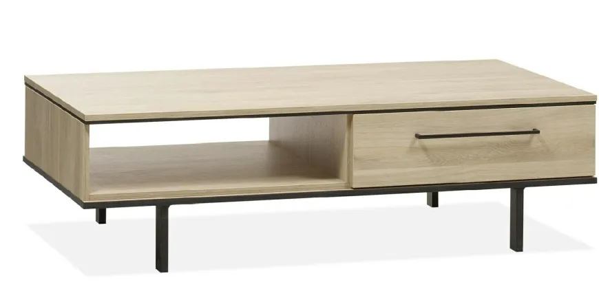 WoonMax Salontafel Santorini Groot Fresh Oak