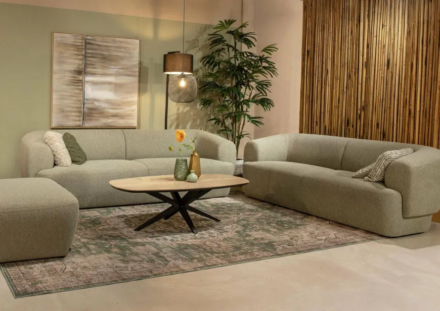 WoonMax Salontafel Wellington Deens Ovaal Lamulux - 135 - 67 cm