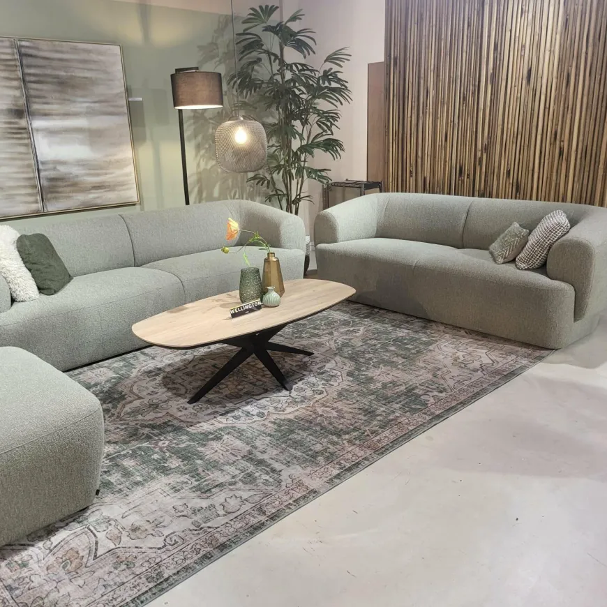 WoonMax Salontafel Wellington Deens Ovaal Lamulux - 135 - 67 cm