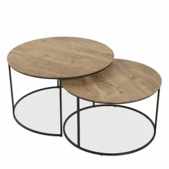 WoonMax Salontafel Windsor set van 2 - mango
