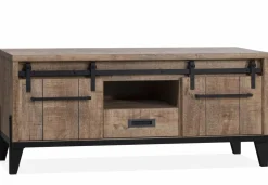 WoonMax TV meubel Dark mango Vigo groot 2 deuren