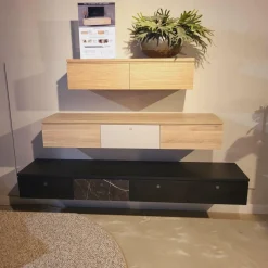 WoonMax TV meubel Warwick - 100, 150, 200 en 250 cm - laag model - hangend of staand