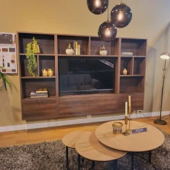 WoonMax TV wandmeubel Blackburn maat M - Diverse elementen en kleuren