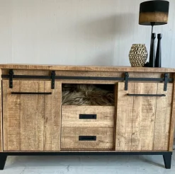 WoonMax Vigo Dark Mango dressoir 2 deurs Lamulux