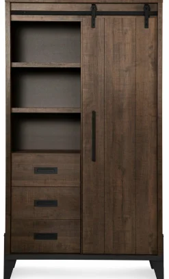 WoonMax Vigo Dark Mango opbergkast Lamulux