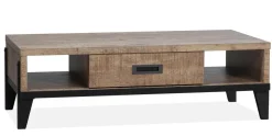 WoonMax Vigo Mango salontafel lamulux met 1 lade