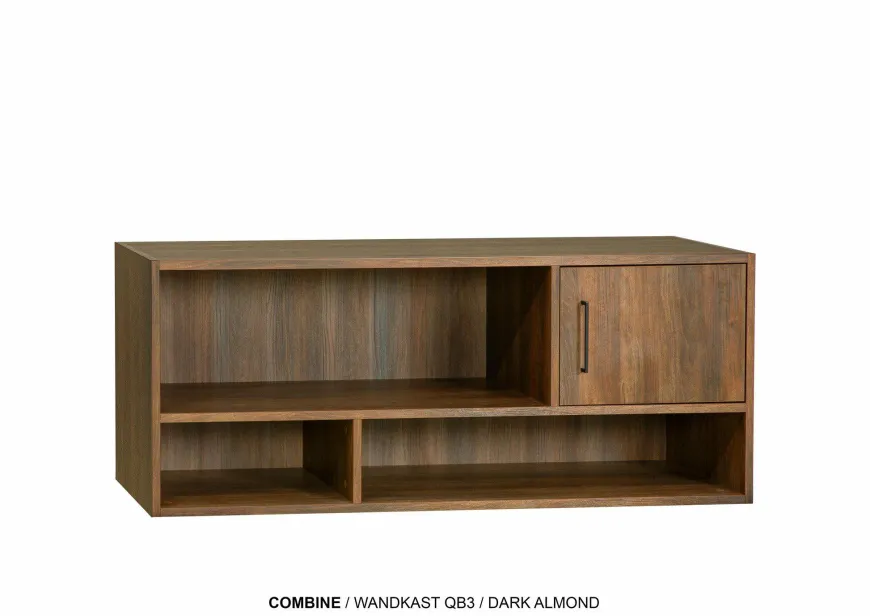 WoonMax Wandkast Combine groot met zijkast showroommodel