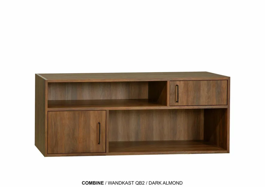 WoonMax Wandkast Combine groot met zijkast showroommodel