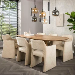 WoonStijl Armstoel Forma Jaroq zand