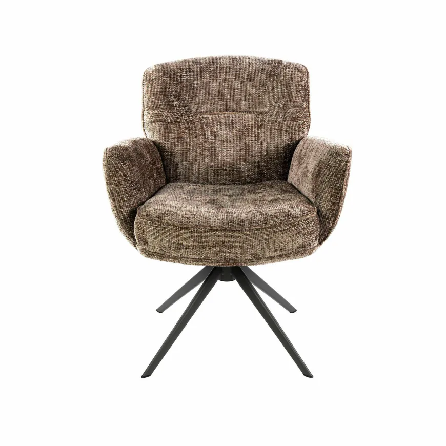 WoonStijl Armstoel Forza draaibaarHoven champagne