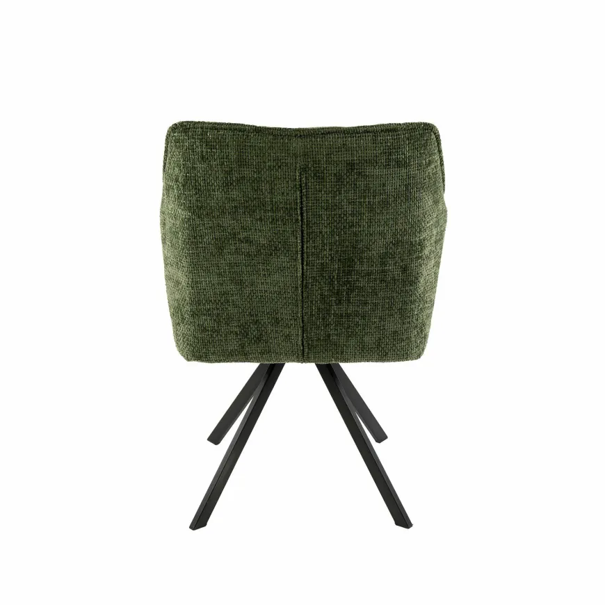 WoonStijl Armstoel raster draaibaar Hoven Groen