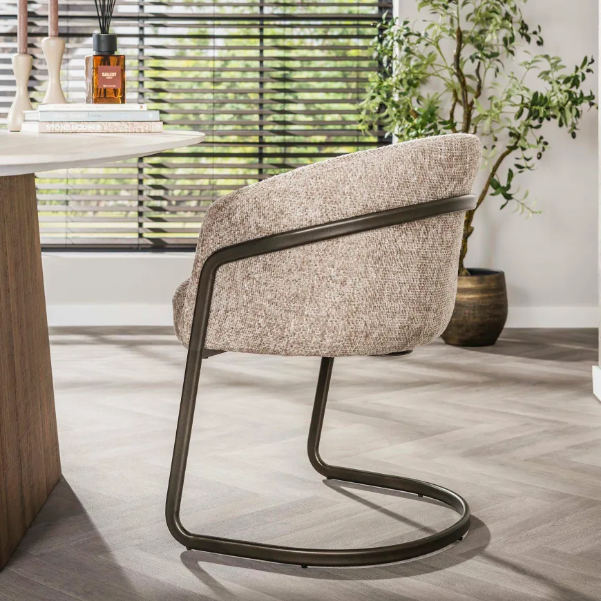 WoonStijl Armstoel Sway Hoven Zand