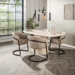 WoonStijl Armstoel Sway Hoven Zand