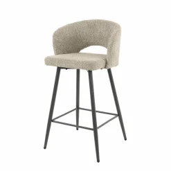 WoonStijl Barstoel boucle salon boucle zandkleur