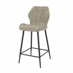WoonStijl Barstoel boucle lendesteun zand