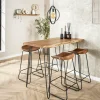 WoonStijl Barstoel hout ergo